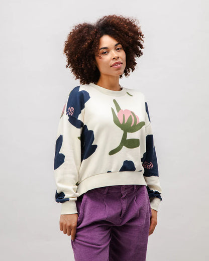 Sweatshirt Bloom Rounded - Coton Bio