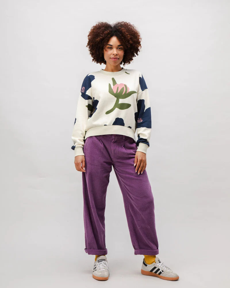 Sweatshirt Bloom Rounded - Coton Bio