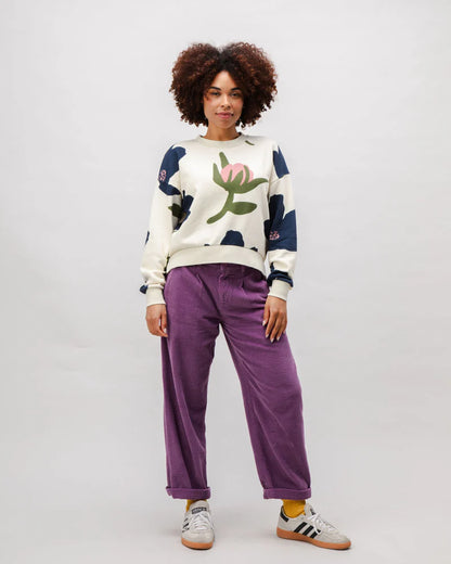 Sweatshirt Bloom Rounded - Coton Bio