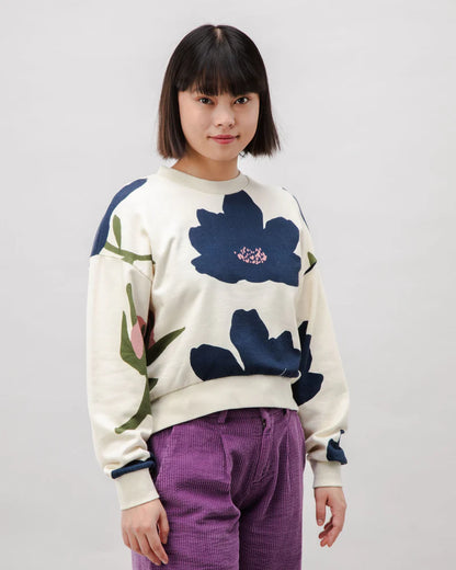 Sweatshirt Bloom Rounded - Coton Bio