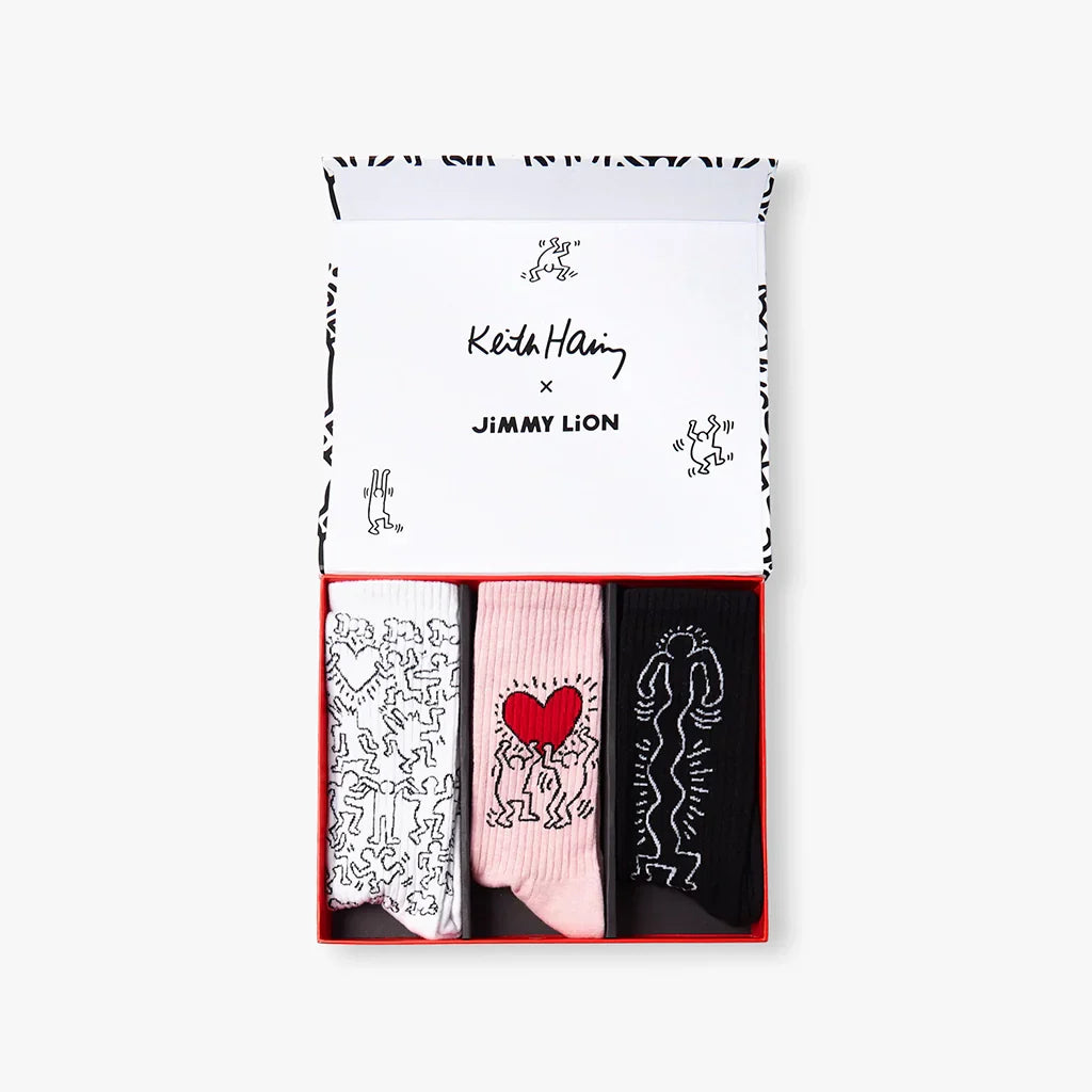 Pack Chaussettes Keith Haring - Mi-Mollet