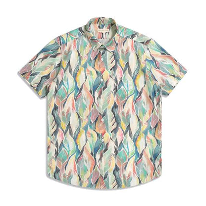 Chemise Painted Leaves - Tencel