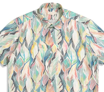 Chemise Painted Leaves - Tencel