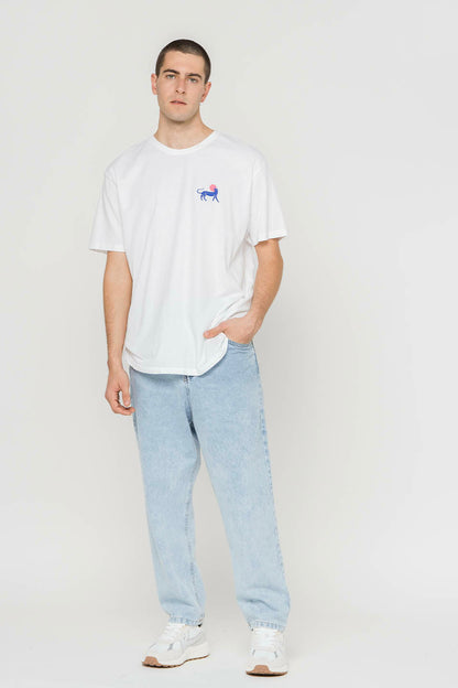 T-Shirt Washed Elements Ocult - Coton